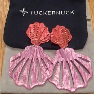 Tuckernuck Rouge Double Mermaid Earrings Brand New